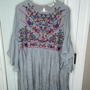 Floral Embroidered Dress